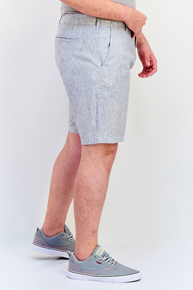 شورت رجالي مخطط أساسي، متعدد الألوان - 2