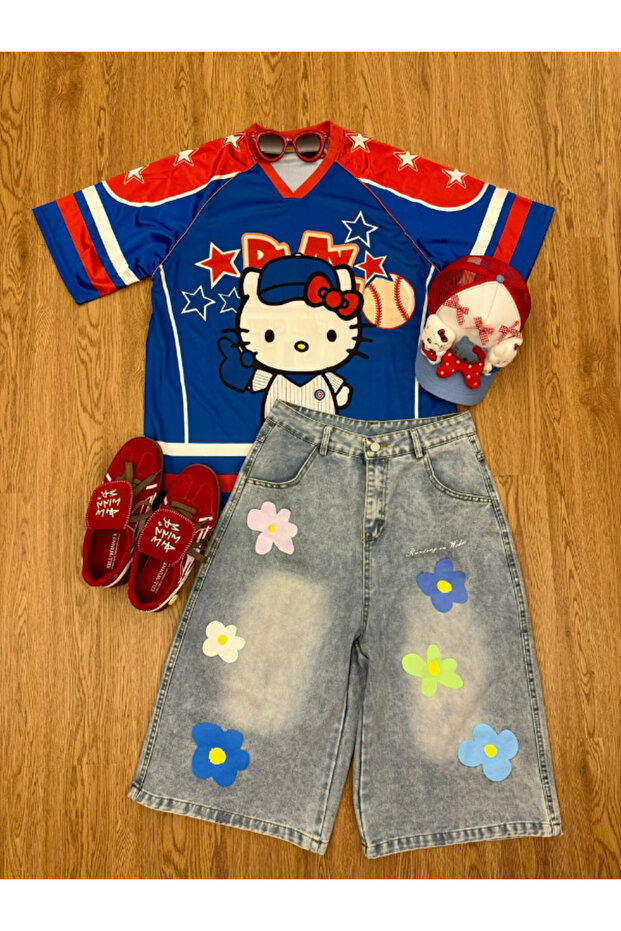Kitty Cute Jersey Oversize Form - 1