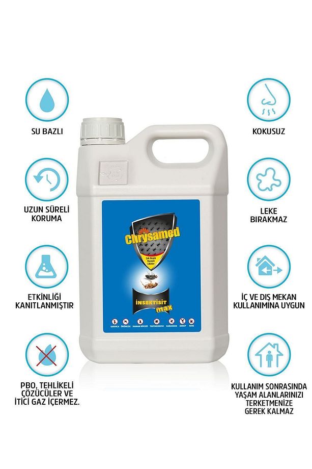 Insektisit Max 5 Lt. Akrep - Kene - Karınca - Sivrisinek - Tahtakurusu - 5