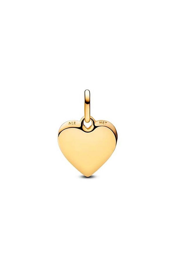 Özel Baskı Yapılabilir Kalp Madalyon Charm - 2