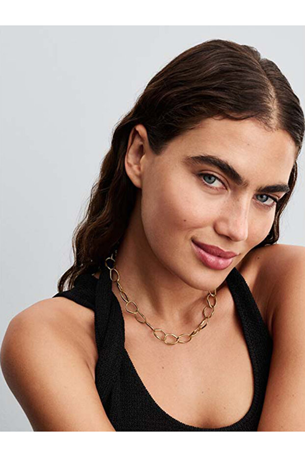 Doğal Şekilli Halka Kolye - 3