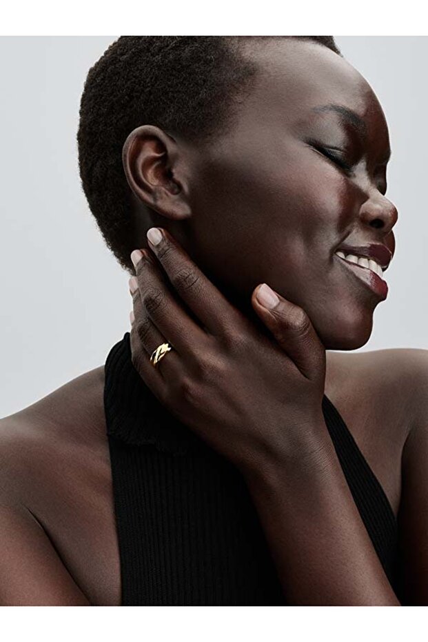 Dalgalı Geniş Şerit Yüzük - 3