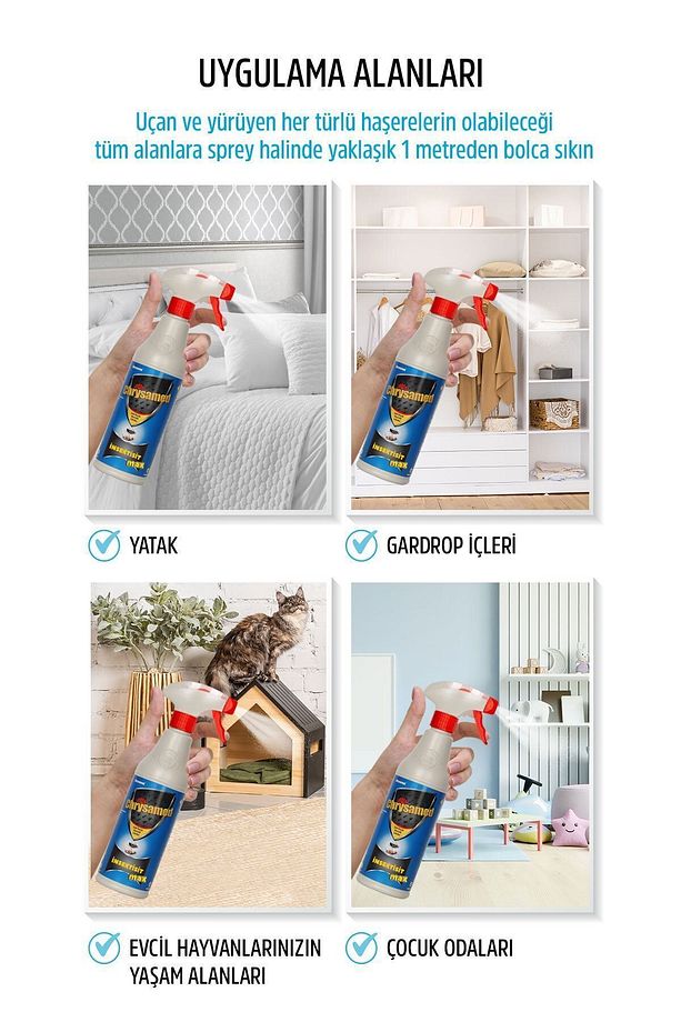 Insektisit Max 5 Lt. Akrep - Kene - Karınca - Sivrisinek - Tahtakurusu - 7
