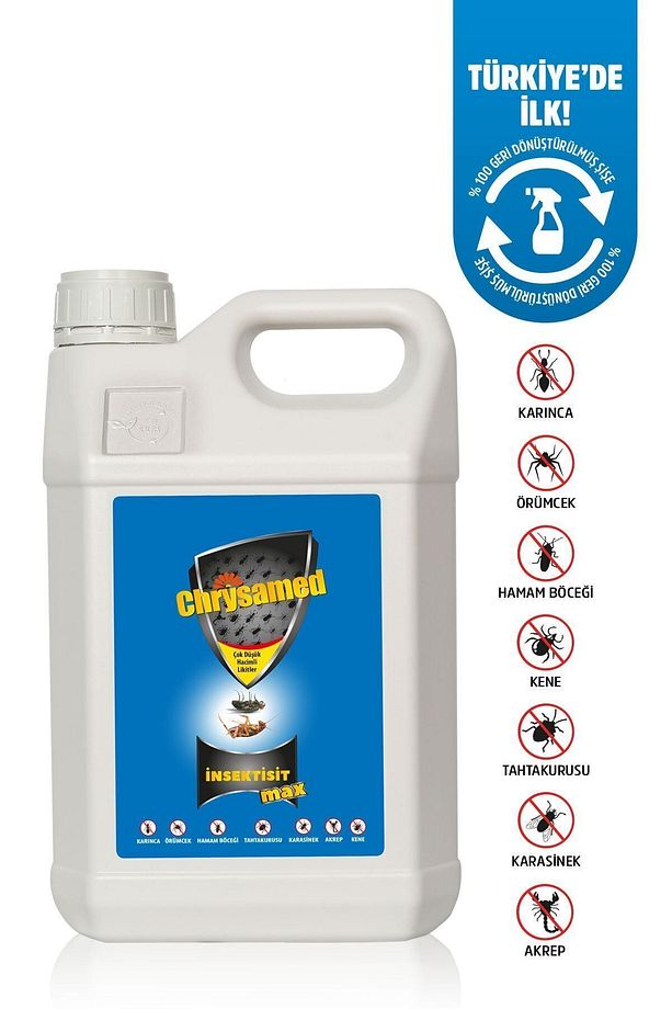 Insektisit Max 5 Lt. Akrep - Kene - Karınca - Sivrisinek - Tahtakurusu - 1
