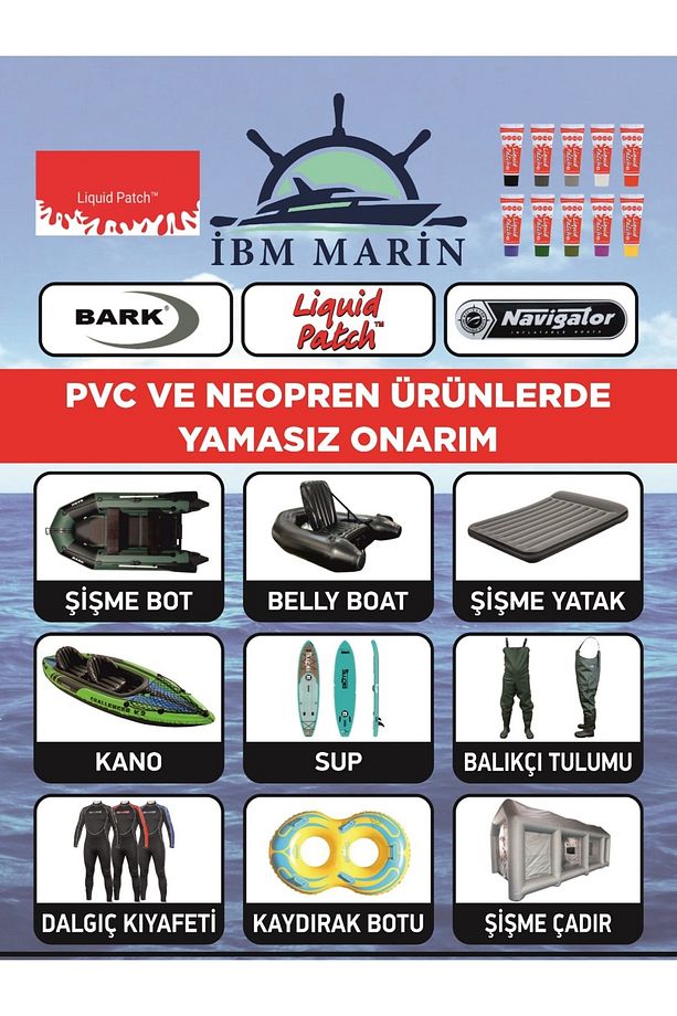 Liquid patch sıvı pvc yama şişme bot şişme yatak tamiri - 8