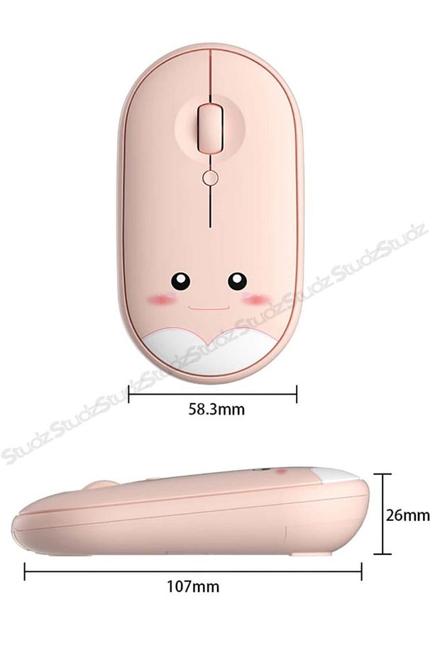 Kablosuz Wireless Sessiz Mouse 1600 DPI 2.4 Ghz - 6