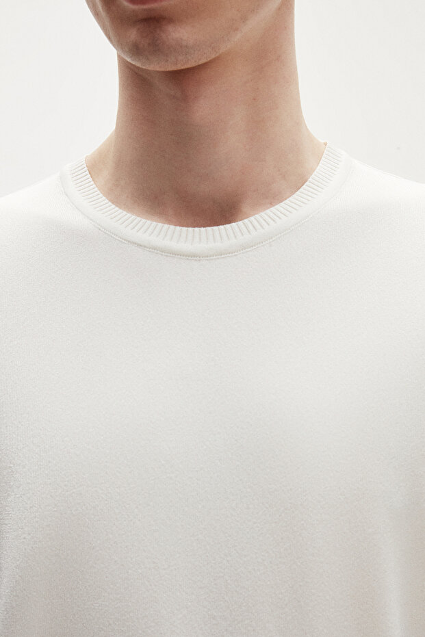 Ekru Rayon Triko Kazak - 6