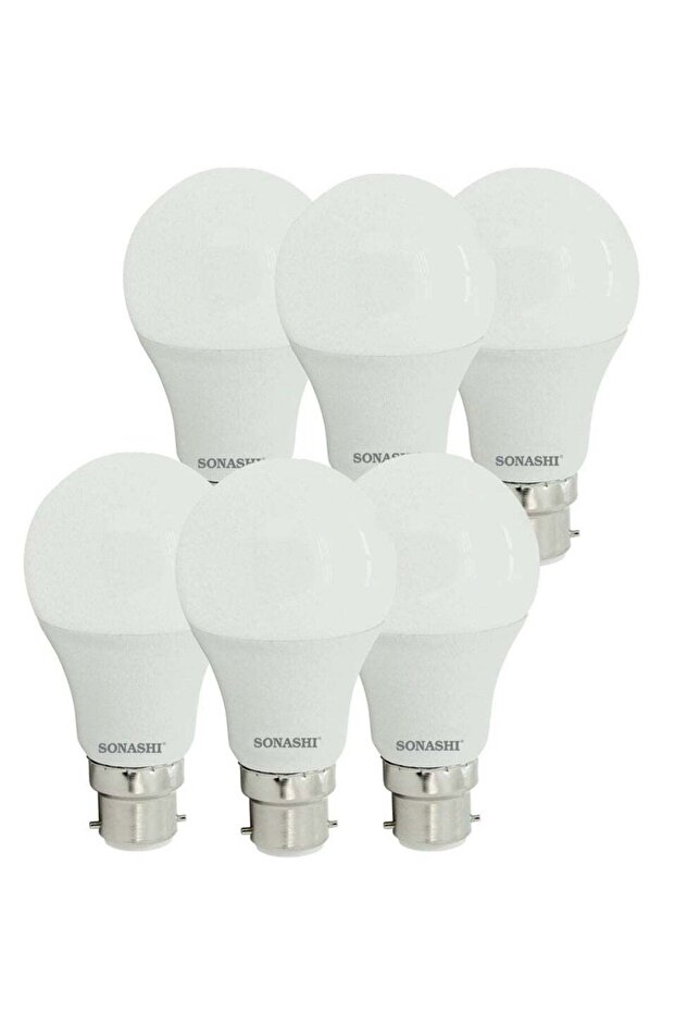 Pack of 6 LED Bulb 11W (B22) Pin Type SLB-011