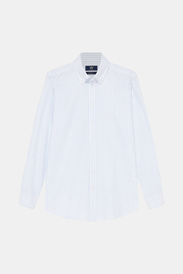 BEYAZ UZUN KOLLU GÖMLEK - 2