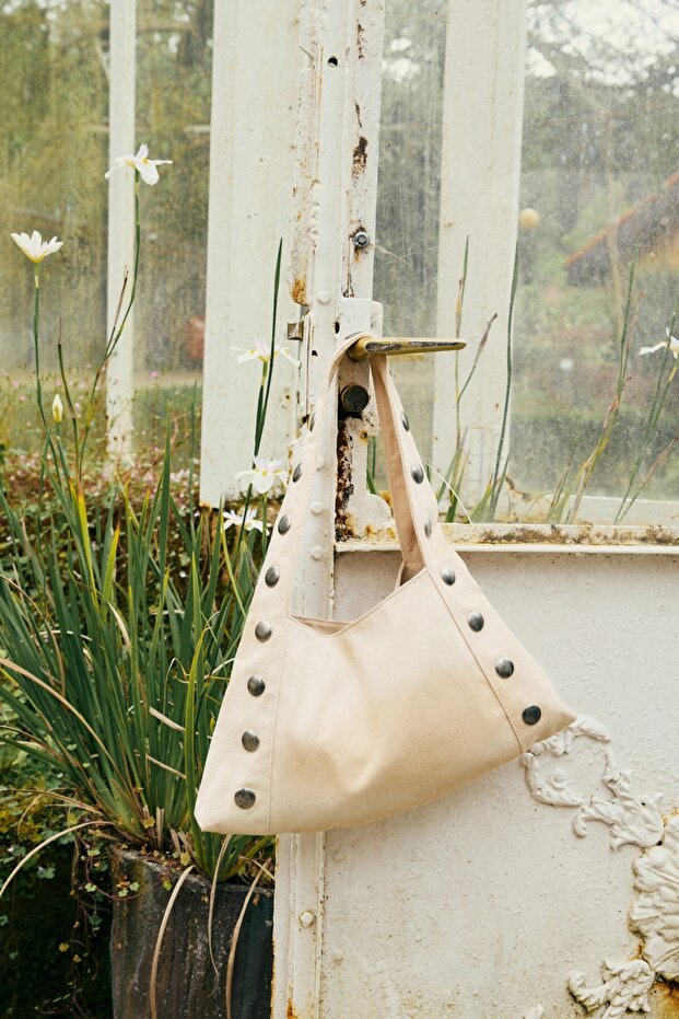 Zımbalı omuz çantası - 1