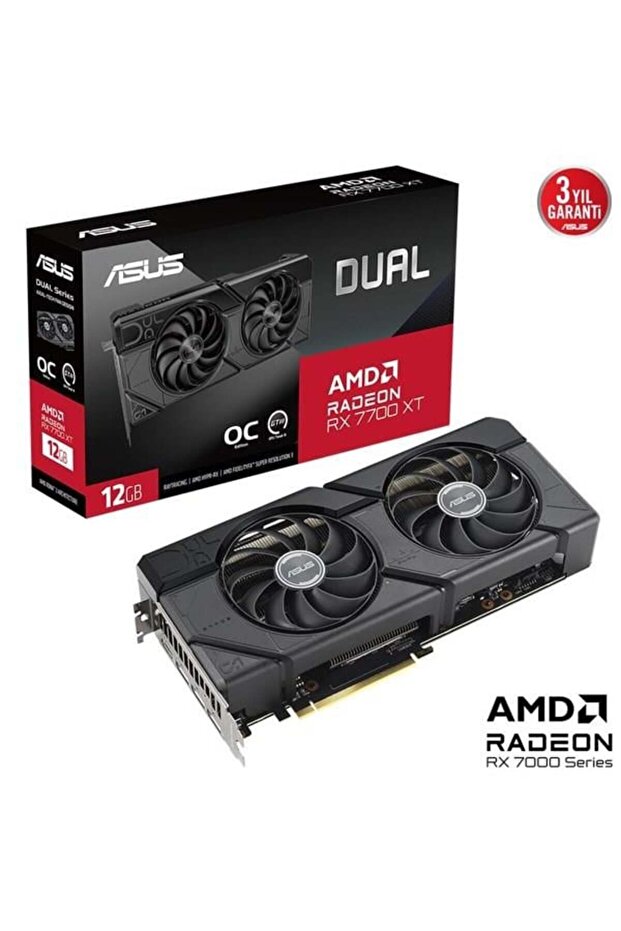 12gb Dual Rx7700xt-o12g Gddr6 192bit Hdmı-dp Pcıe 4.0 - 1