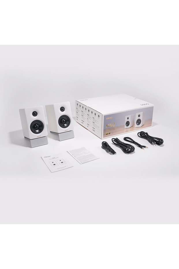 Głośniki komputerowe 2.0 M60 Bluetooth 5.3 66W Białe