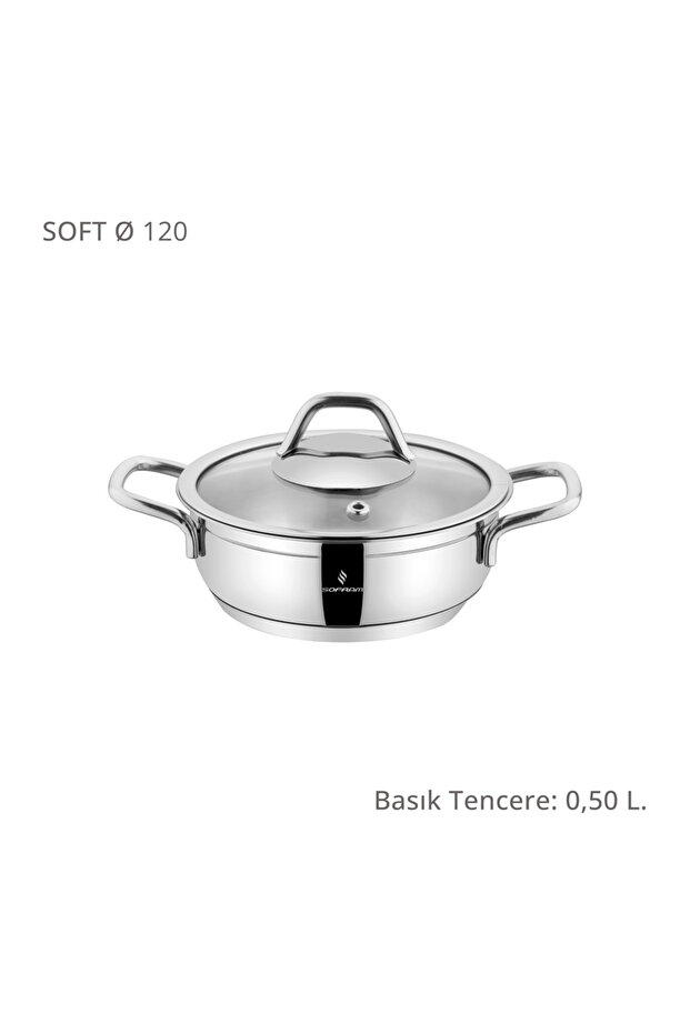 Soft 12 Cm Basık Tencere - 1