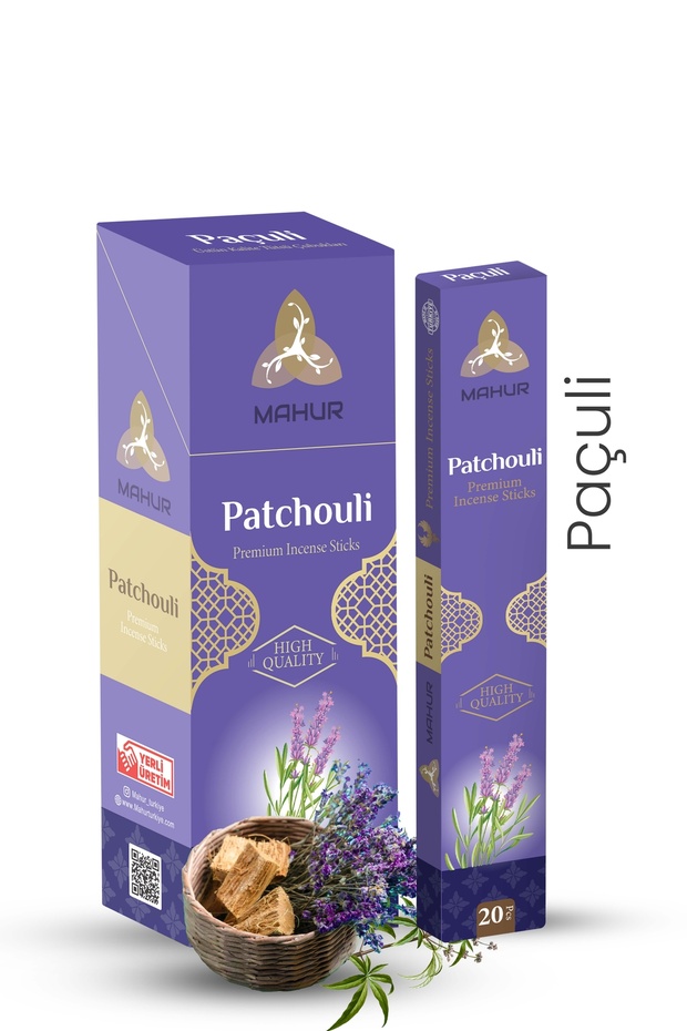 Paçuli (Patchouli) Çubuk Tütsü - 20 Adet Çubuk - 1