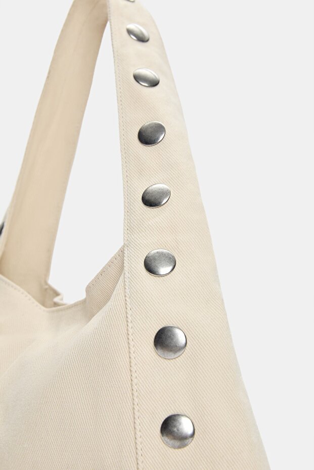 Zımbalı omuz çantası - 5