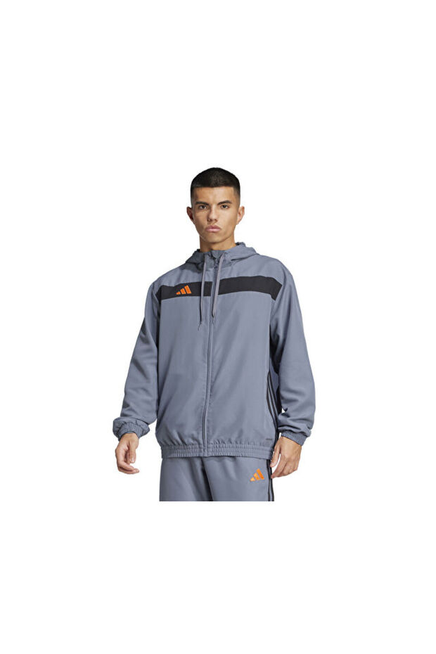 Tiro Es W Hood Men's Football Training Jacket Jc5437 Colorful