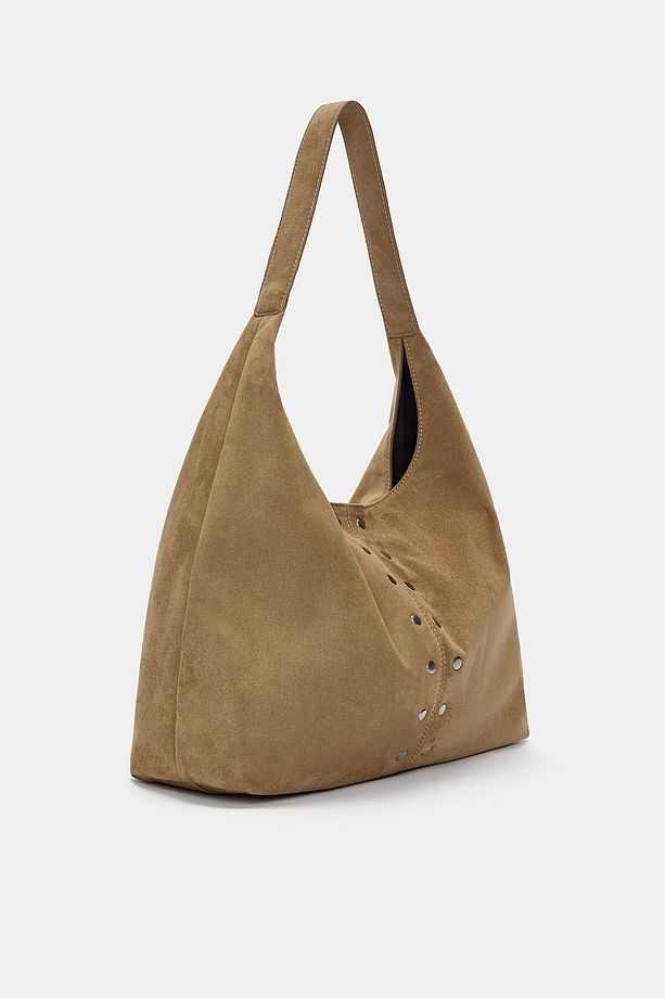 Zımbalı shopper çanta - 3