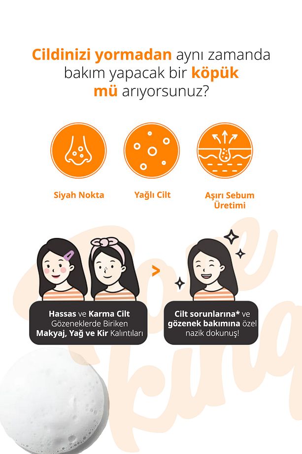 Gözenek Arındıran&Siyah Nokta Karşıtı Temizleme Köpüğü A'PIEU Pore King Minji Trouble Cleansing Foam - 3