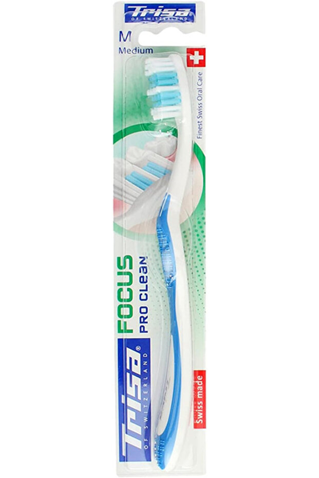 Trisa Focus Medium Toothbrush - 1