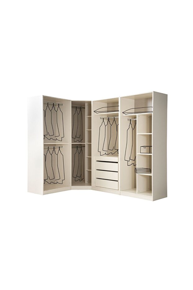 Ledya Köşe Gardırop - 4