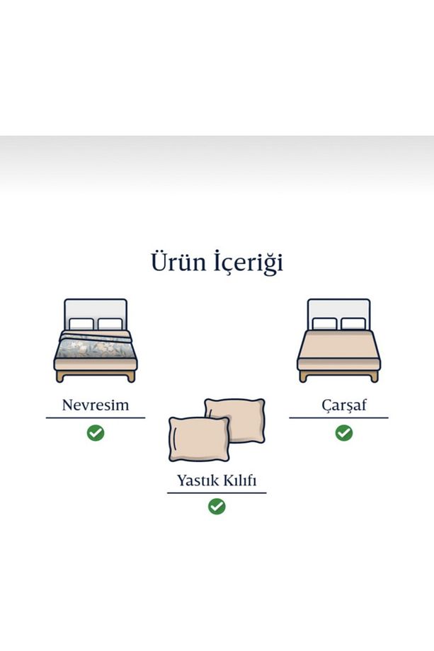 Pamuk Saten Deluxe Çift Kişilik Nevresim Takımı - 2