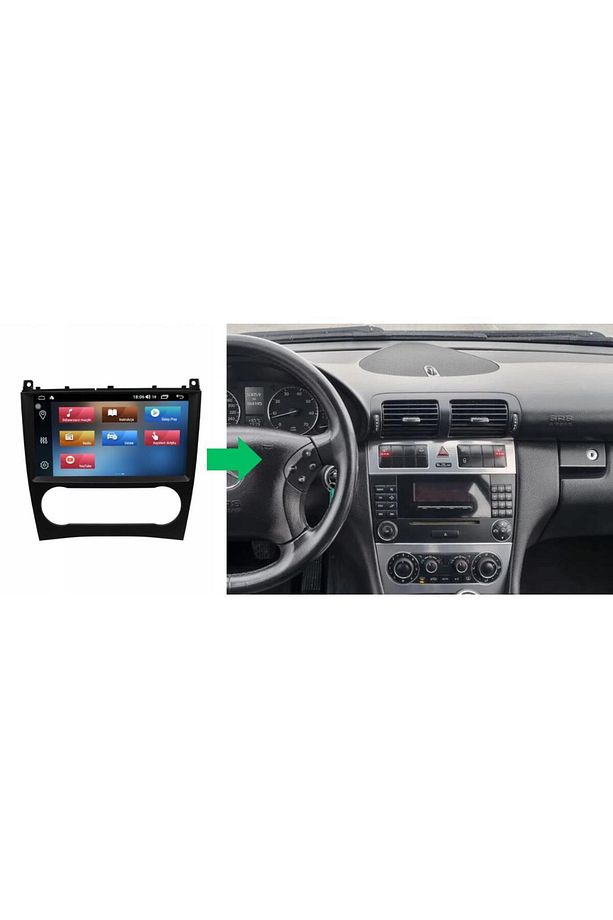 Mercedes C Serisi W203 Android Multimedya Sistemi 4-64 For-X (2004-2007) - 1