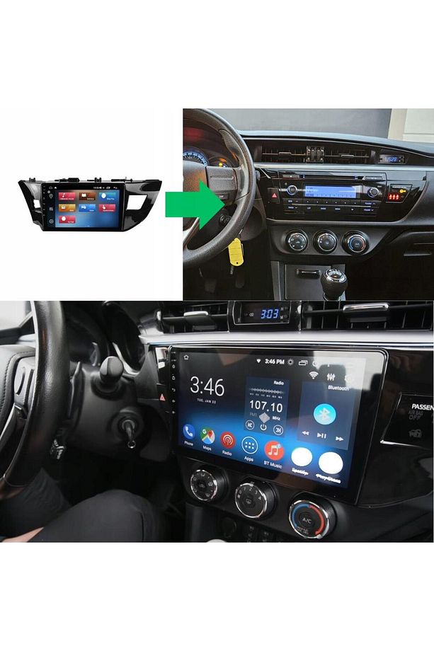 Toyota Corolla Android Multimedya Sistemi 4-64 For-X (2013-2016) - 1