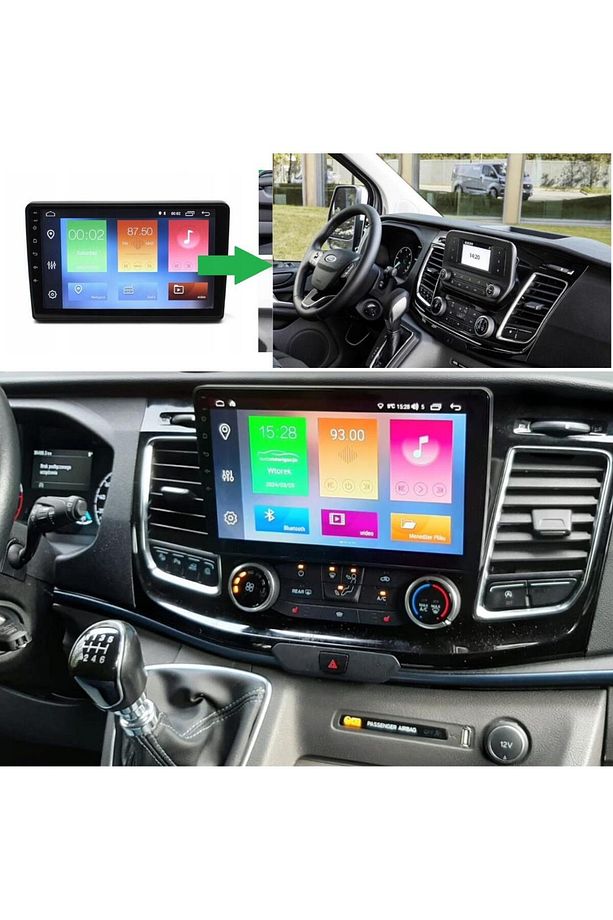 Ford Transit Android Multimedya Sistemi 4-64 For-X (2019-2025) - 1