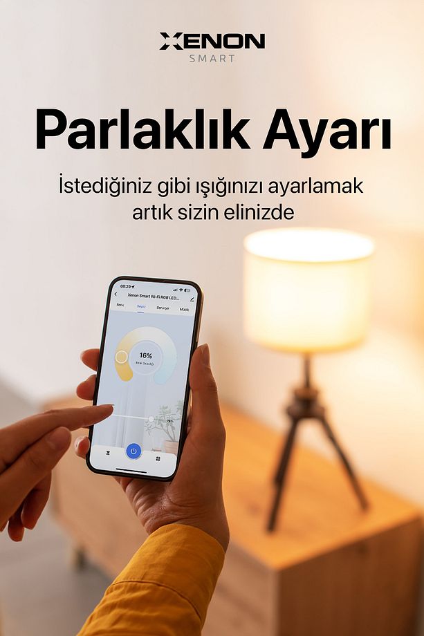 Akıllı Rgb Led Ampul 9w Mobil App Kontrol Sesli Komut Wi-fi Zamanlayıcılı Aydınlatma X7021 - 6
