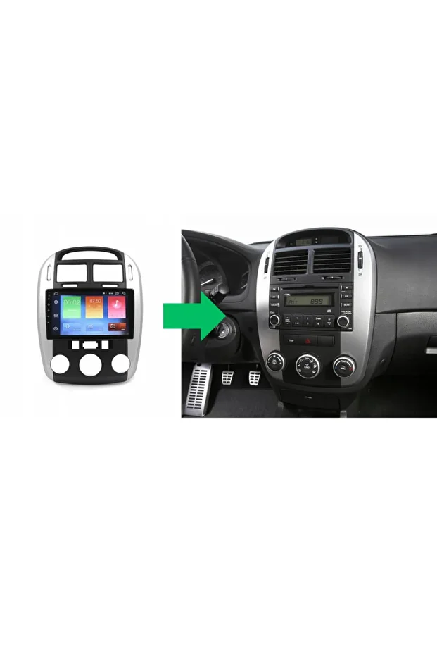 Kia Cerato Analog Klima Android Multimedya Sistemi 4-64 For-X (2006-2008) - 1