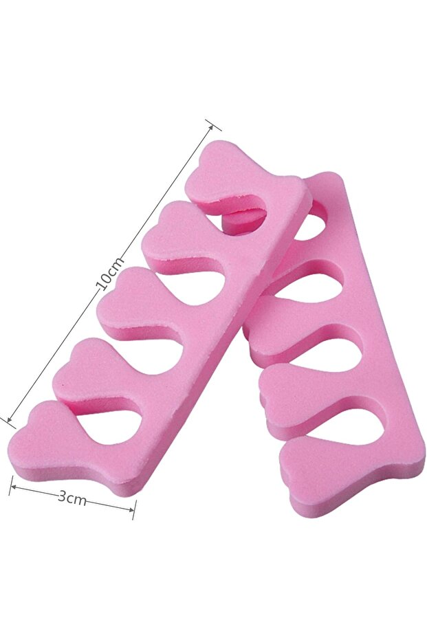 فاصل أصابع القدم من إسفنجة ناعمة باللون الوردي - 1