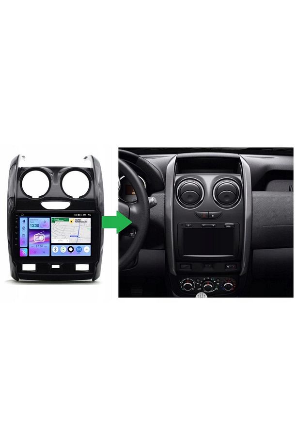 Dacia Duster Android Multimedya Sistemi 4-64 For-X (2013-2017) uyumlu - 1