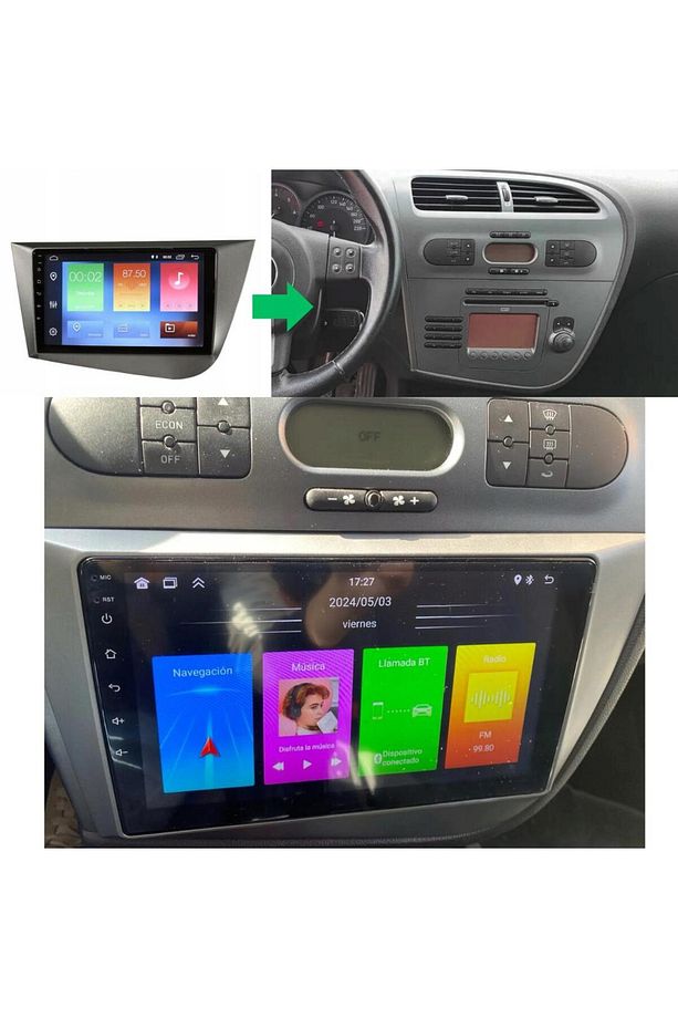 Seat Leon Android Multimedya Sistemi 4-64 For-X (2006-2010) - 1