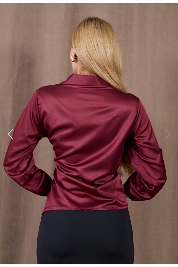 Anvelop Saten Gömlek - 7