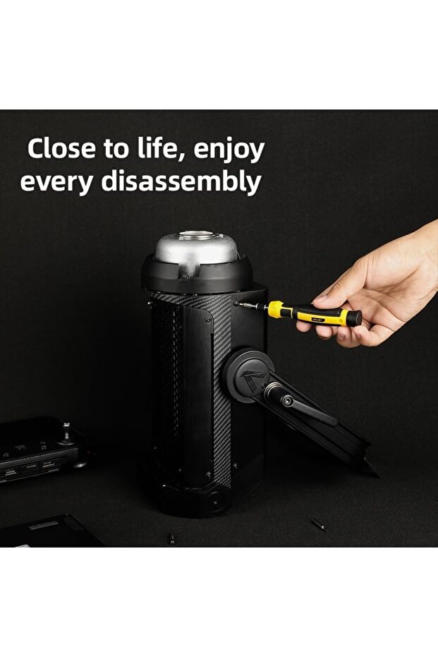 مجموعة مفكات براغي دقيقة مكونة من 33 قطعة - 4