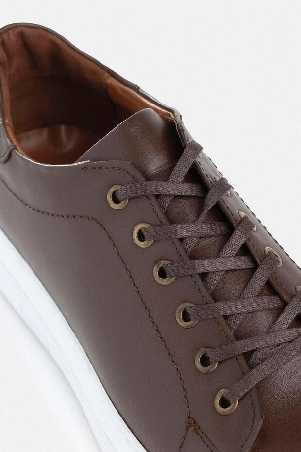 Koyu Kahve Sneakers Ayakkabı - 3