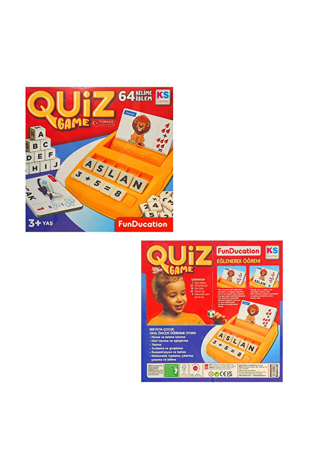Ks Games Quiz Game 25120 Turkish Box Game 3+