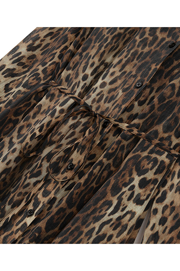 Leopar desen tunik - 4