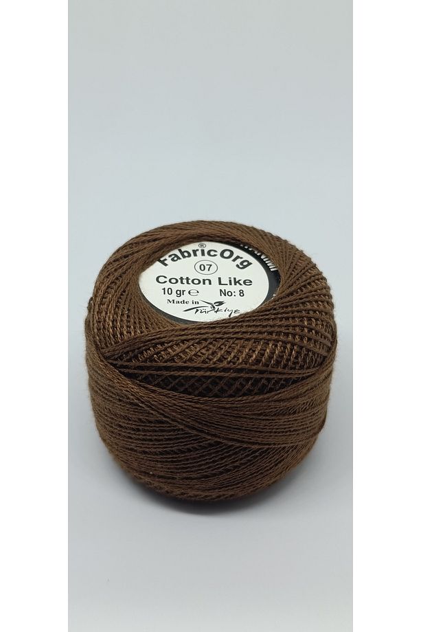 Cotton Like Etamin-kanaviçe Iplik (10 GR-NO8 İP) - TEK YUMAK - 7 Numaralı Renk - 1