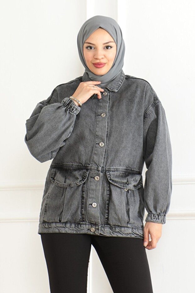 Women's Gusseted Denim Jacket