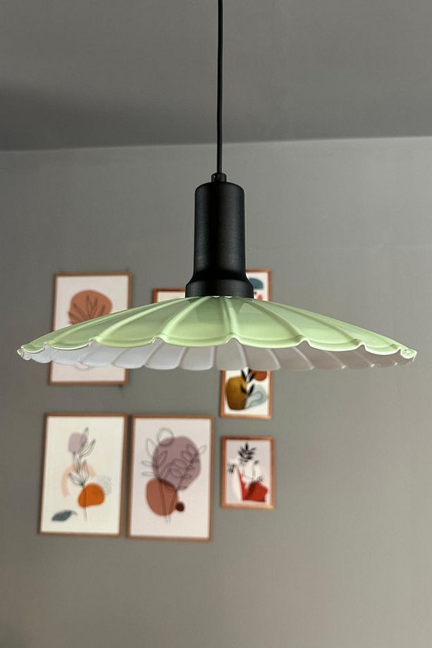 Risso Mint Metal Büyük Avize Siyah Fener Başlık Tekli Rustik Cafe Mutfak Modern Sarkıt Aydınlatma - 4