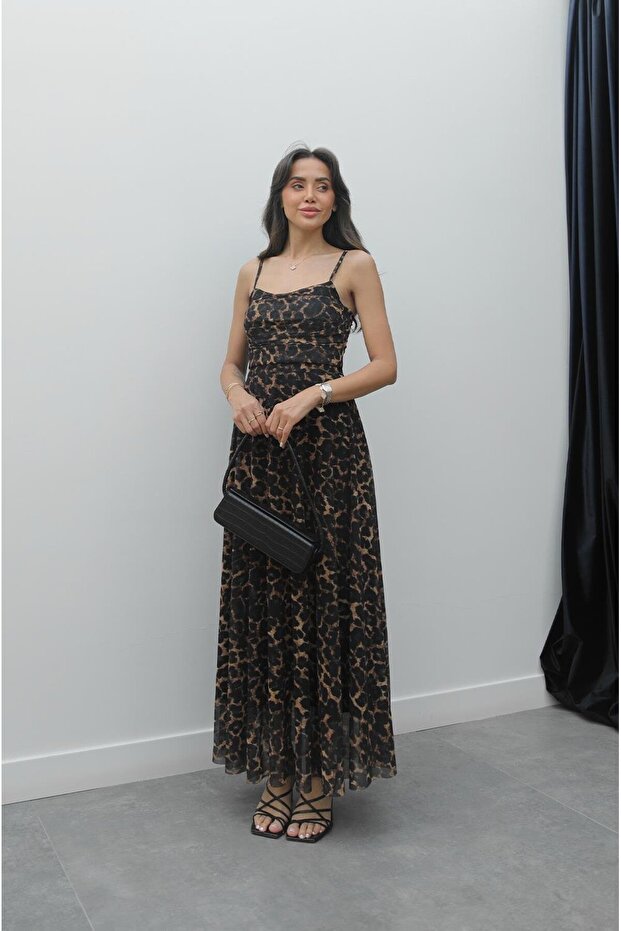 Φόρεμα Leopard Flounce - 3