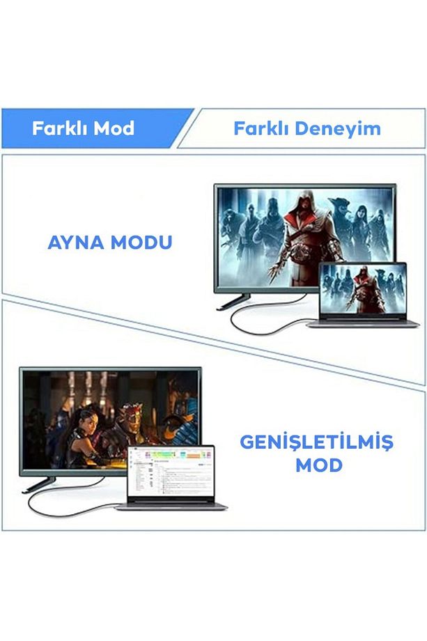 HDMI To HDMI 8K 2.1UHD 90 Derece Mıknatıs Başlıklı Çevirici Otg Adaptör - 2