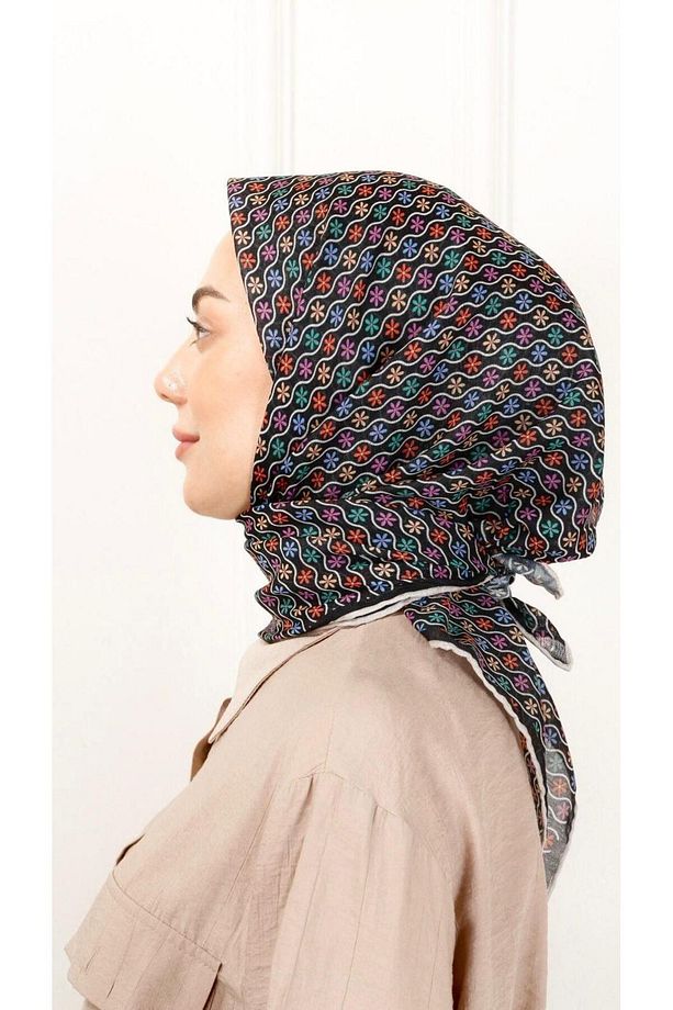 Soft Pamuk Eşarp-1285 - 5