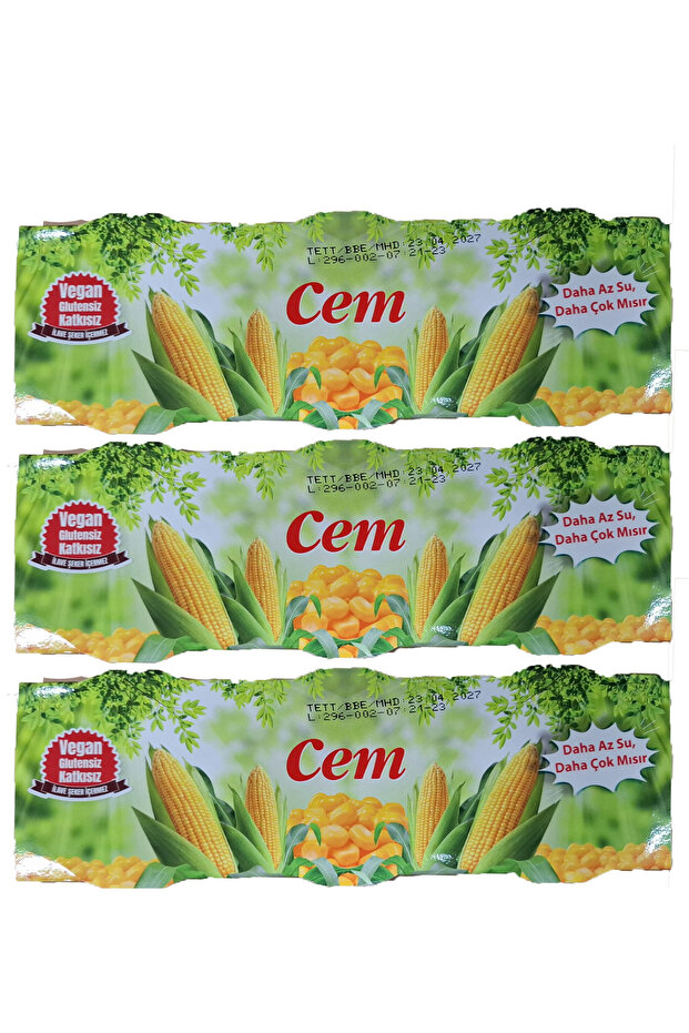 3lü Süt Mısır Konserve - 3