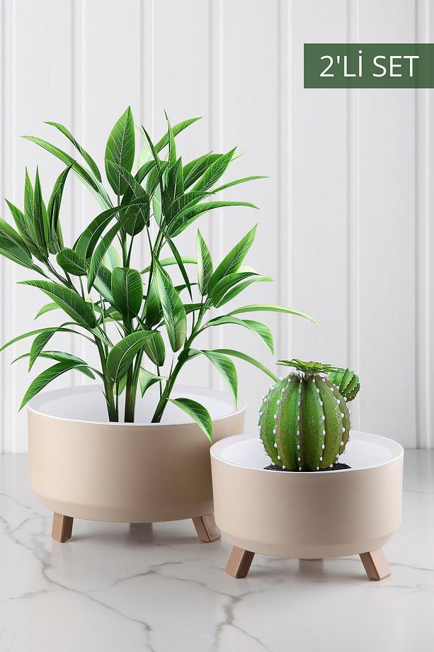 Tripot Model 2'li Saksı Seti - 1