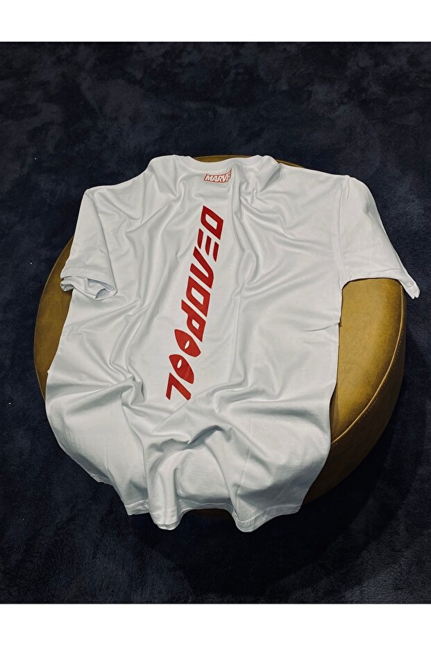 Marvel Deadpool %100 Pamuklu Relax Kalıp Tshirt - 1