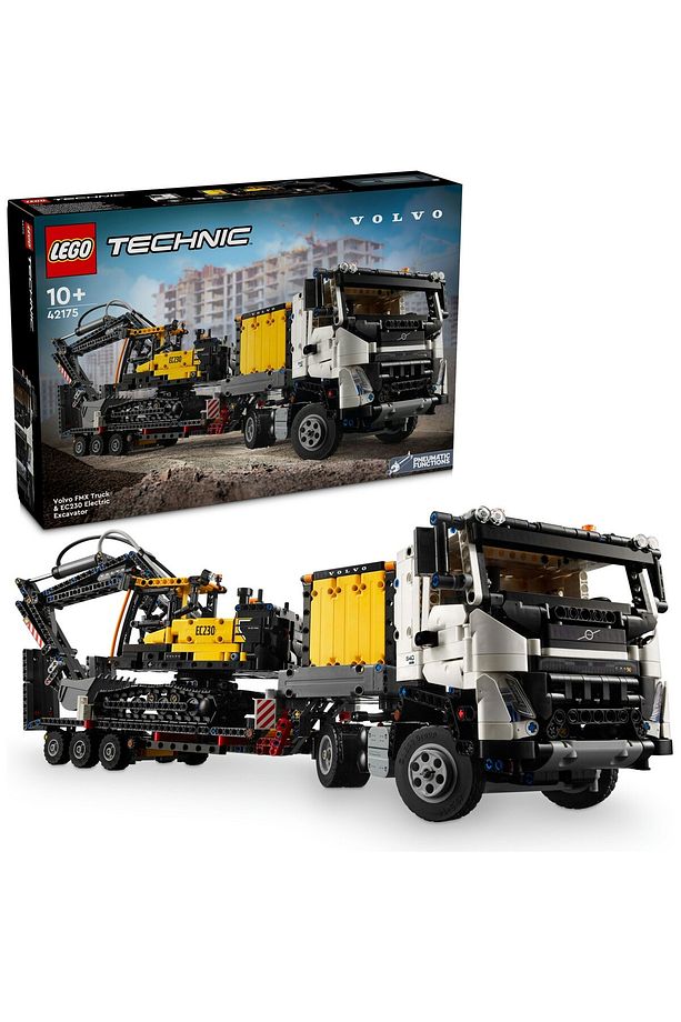 ® Technic Volvo FMX Kamyon ve EC230 Elektrikli Ekskavatör 42175 - 10+ Oyuncak Seti (2274 Pr) - 1