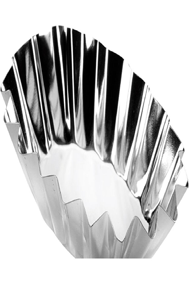 Delicia Large Oval Tart Moulds, 6 Pcs, Non-Stick, Reusable Bakeware