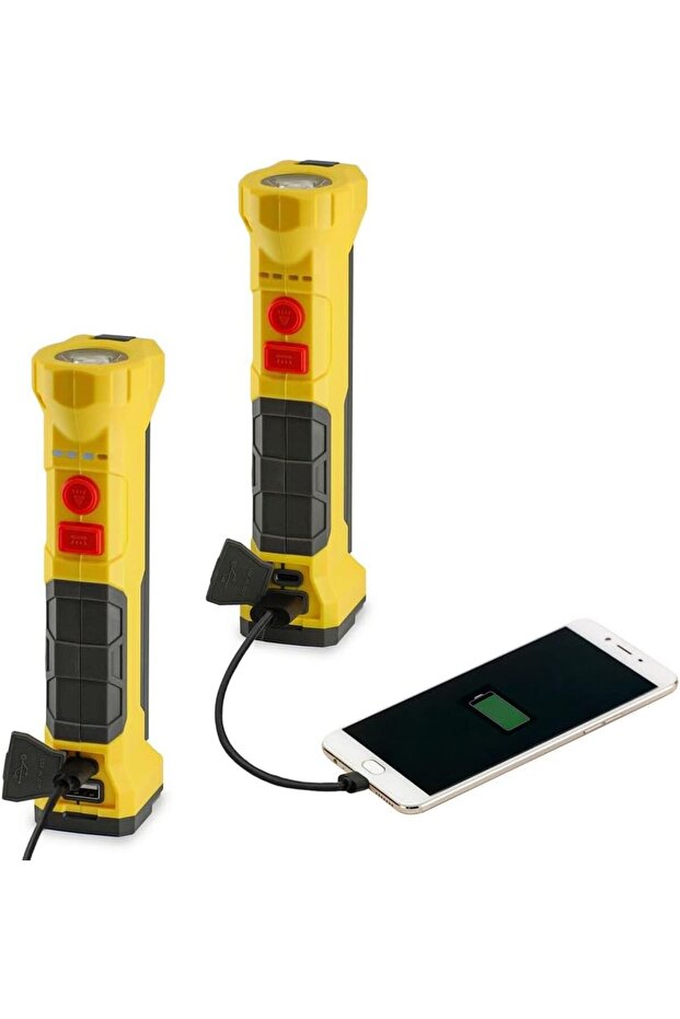 Swivel Light- Cob Work Light Rotates 180° Vertically And 360° Horizontally With Power Bank - - 2